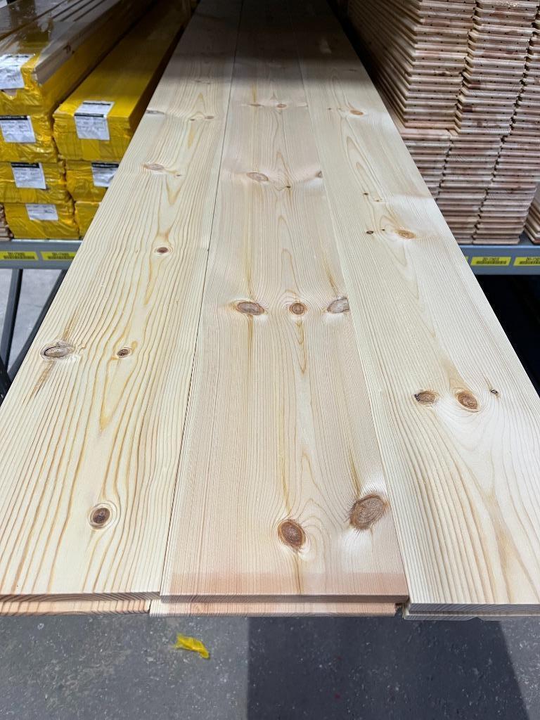Goedkope  grenen vloerplank 25x160mm nu €3,52 per meter!, 25 tot 50 mm, Grenen, Nieuw, Ophalen of Verzenden