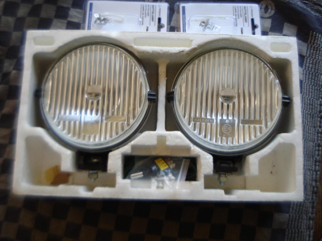 Oldtimer 1 set wiitte mistlampen Akac DDR diameter 15 cm, Verzenden, Gebruikt