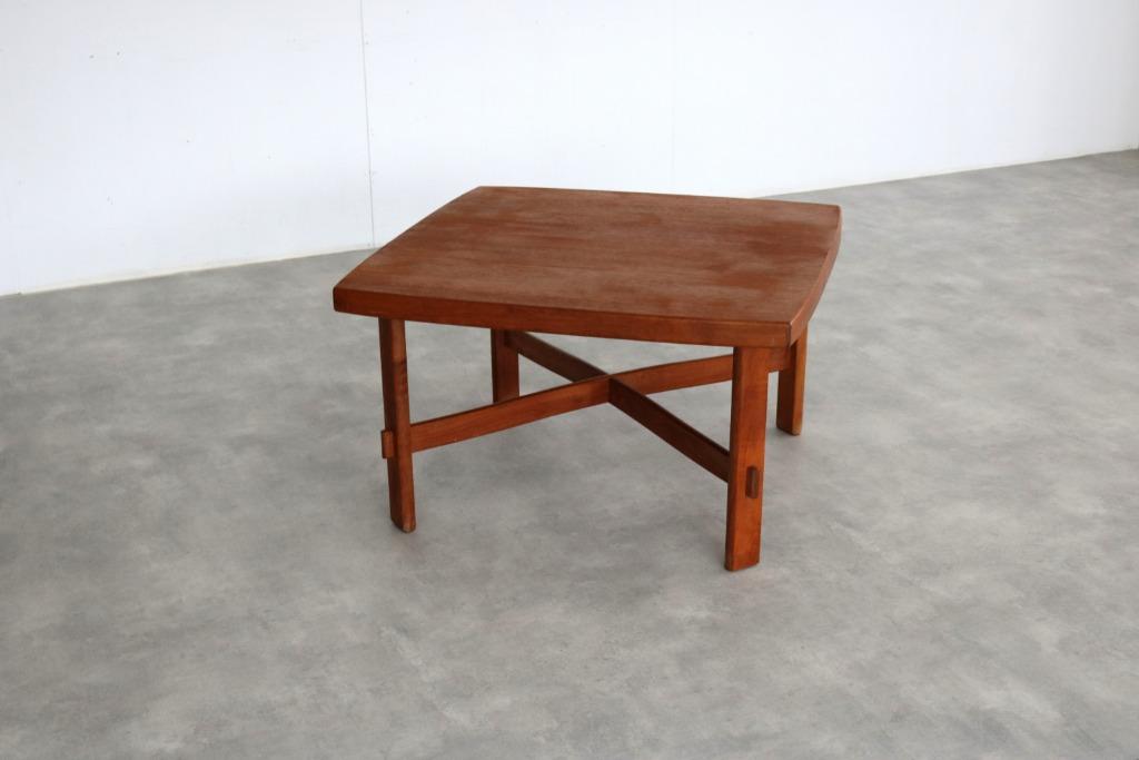 vintage salontafel | tafel | teak | jaren 60, Gebruikt, 100 tot 150 cm, Teakhout, Timbeije@hotmail.com