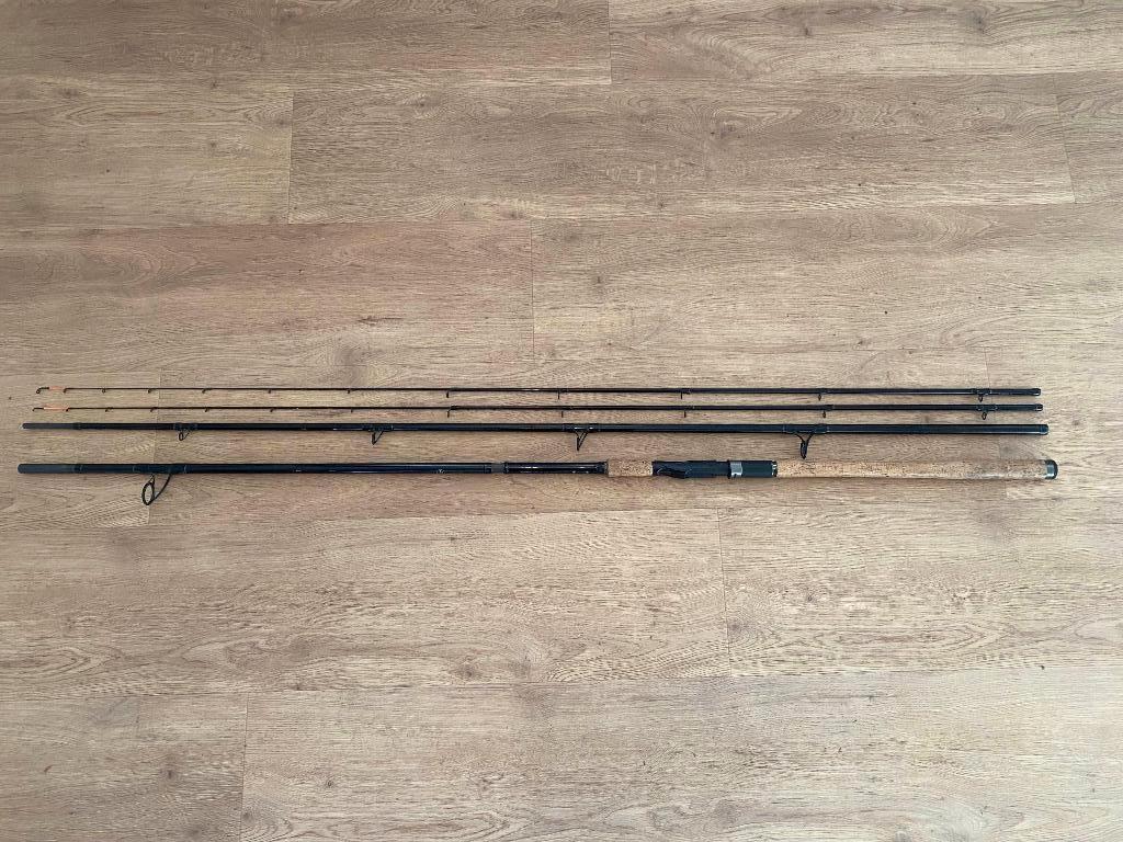 Shimano Aerocast Feeder Multi Heavy 3.66/4.26, Ophalen of Verzenden, Gebruikt, Werphengel