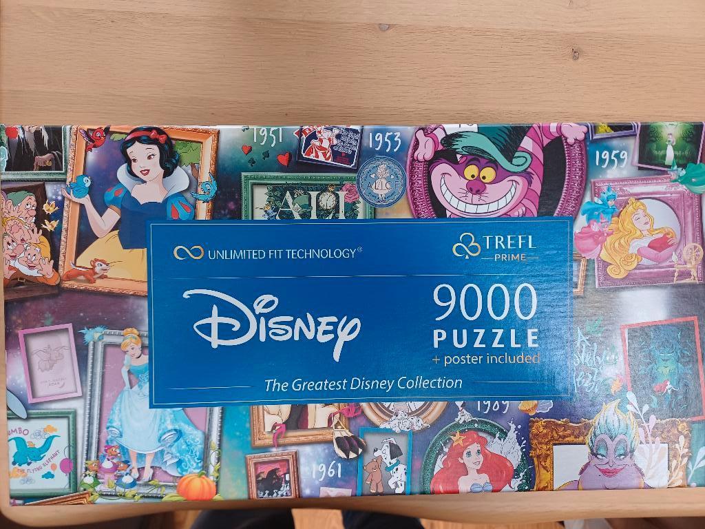 trefl legpuzzel disney 9000 stukjes (6x1500), Ophalen, Meer dan 1500 stukjes, Zo goed als nieuw, Legpuzzel