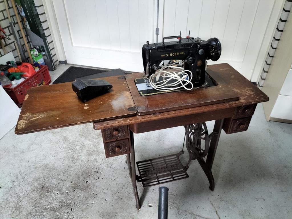 Vintage singer naaimachine, Ophalen of Verzenden