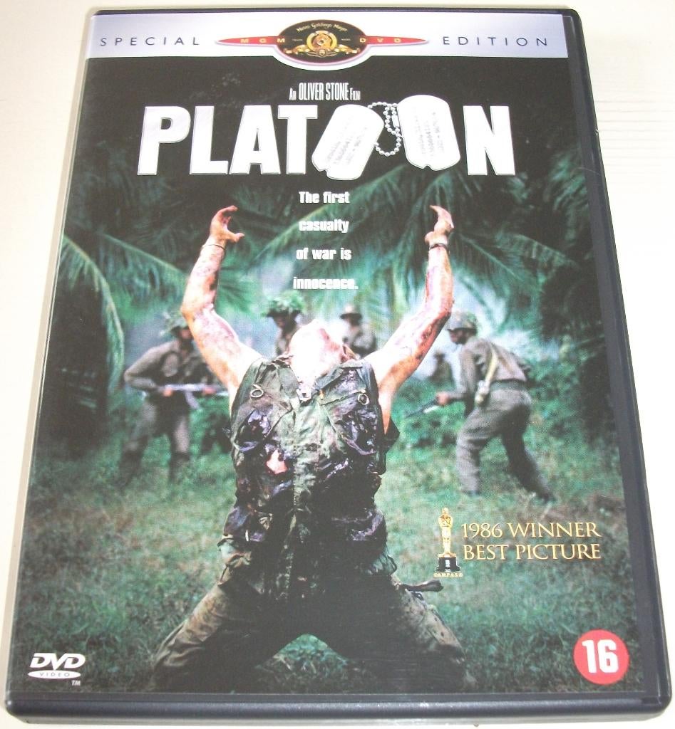 Dvd *** PLATOON *** Special Edition, Vanaf 16 jaar, Ophalen of Verzenden, Zo goed als nieuw, Oorlog