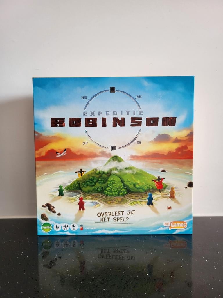 Expeditie Robinson Bordspel, Vijf spelers of meer, Ophalen of Verzenden, Zo goed als nieuw, Just Games