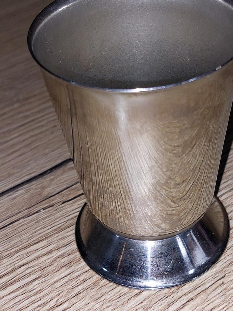 Vintage Afra Alessi Lepelvaasje - RVS 18/10, Ophalen of Verzenden, Gebruikt