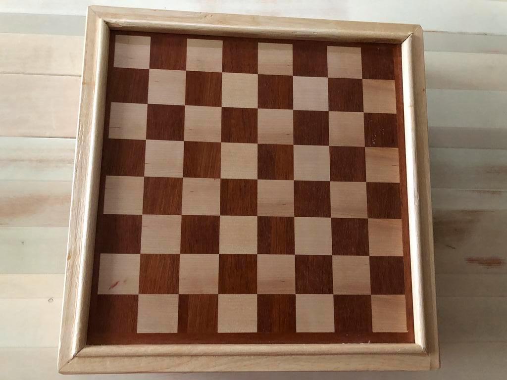 Mooie luxe houten schaak en dam set, Ophalen of Verzenden, Nieuw