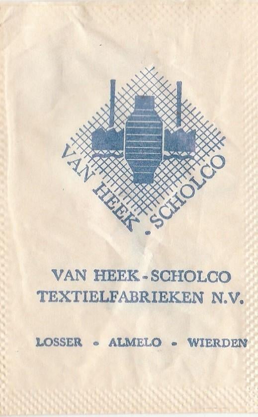 van Heek Scholco Losser Almelo Wierden textielfabriek spoel, Verzamelen, Ophalen of Verzenden