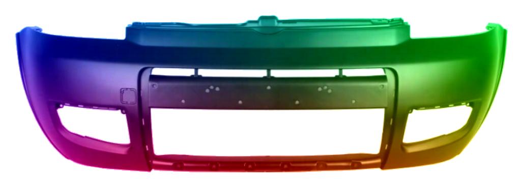 Voorbumper Voor Fiat Panda (169) 2003-2012 gespoten in de kl, Nieuw, Bumper, Fiat, Verzenden