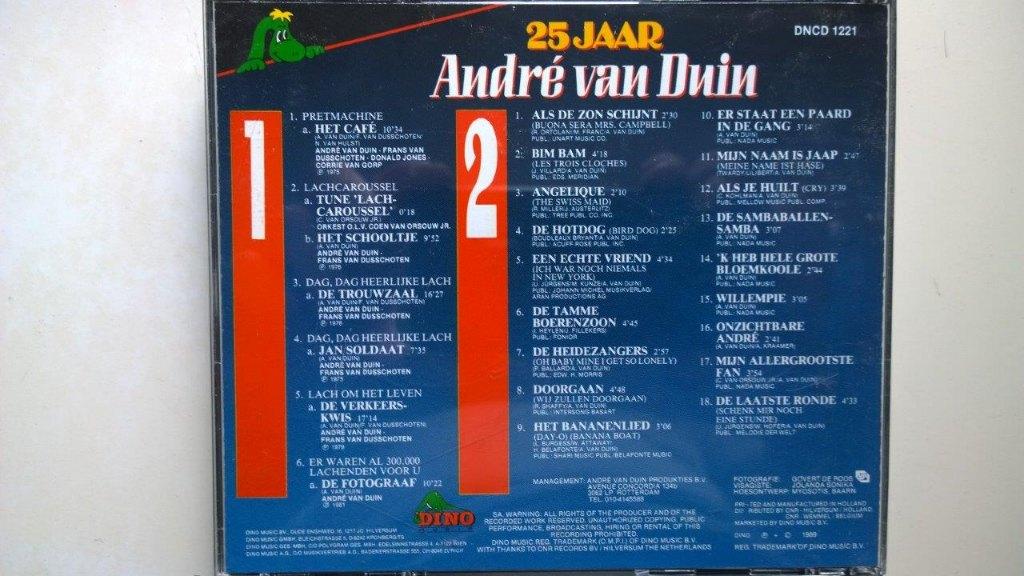 André van Duin - 25 Jaar André Van Duin, Ophalen of Verzenden, Zo goed als nieuw, Pop
