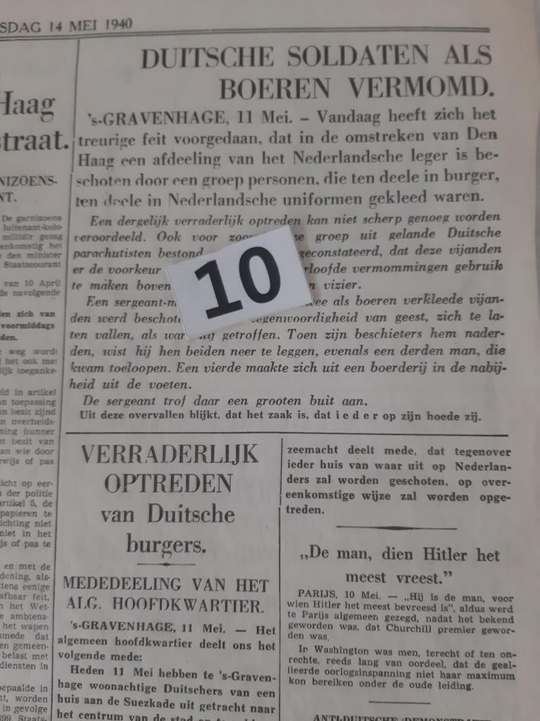 Mobilisatie inval mei 1940 Duitse soldate als boeren vermomd, Ophalen of Verzenden, Landmacht, Nederland, Boek of Tijdschrift