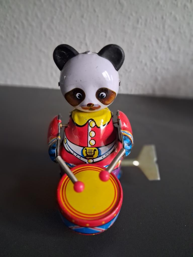 Blikken speelgoed trommelaar, Antiek en Kunst, Ophalen of Verzenden
