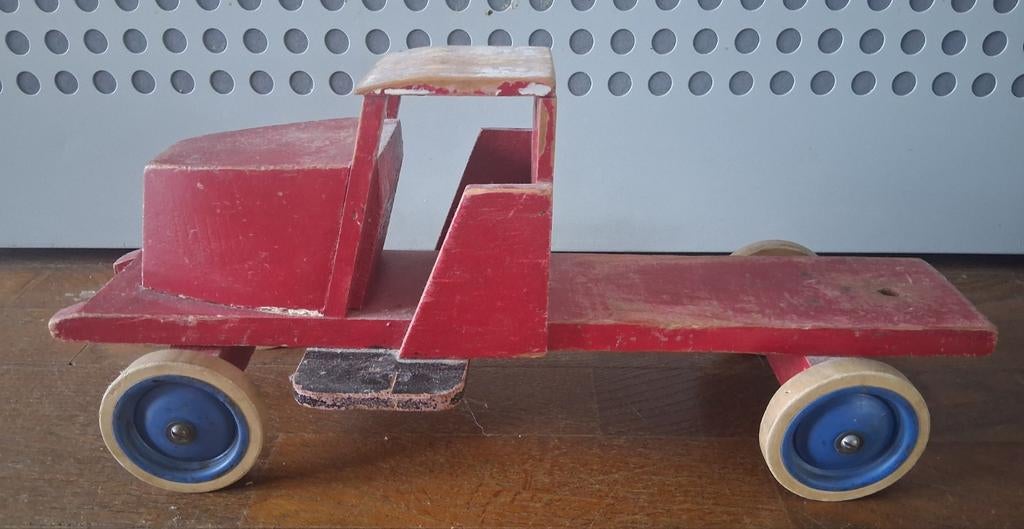 Houten vrachtwagen ado ontwerp ko verzuu jaren 30, Antiek en Kunst, Ophalen of Verzenden
