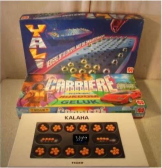 3 Gezelschapspellen - Yali - Carriere - Kalaha - als nieuw!, Ophalen of Verzenden, Zo goed als nieuw