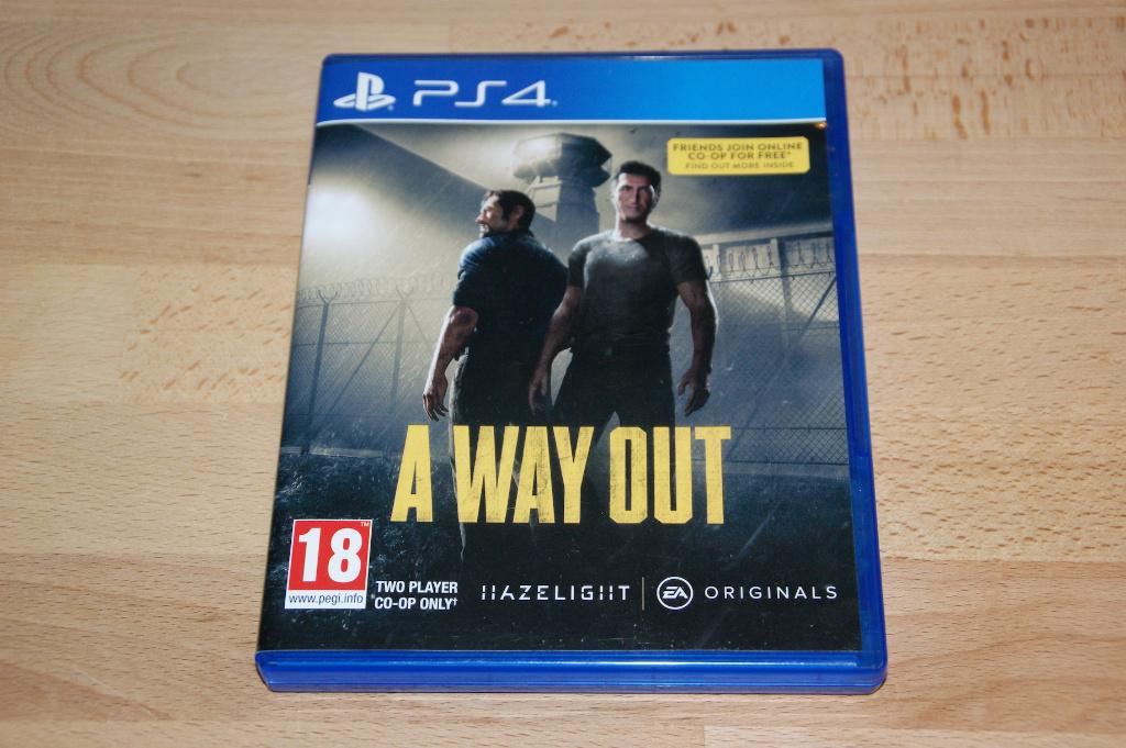 A Way Out (ps4), Spelcomputers en Games, Games | Sony PlayStation 4, Gebruikt, Avontuur en Actie, 2 spelers, Vanaf 18 jaar, Ophalen of Verzenden