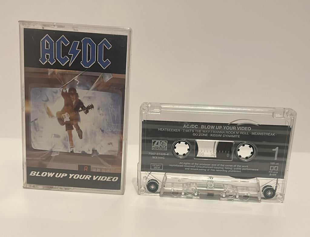 AC/DC – Blow Up Your Video (cassette), Cd's en Dvd's, Cassettebandjes, Ophalen of Verzenden, Gebruikt, 1 bandje