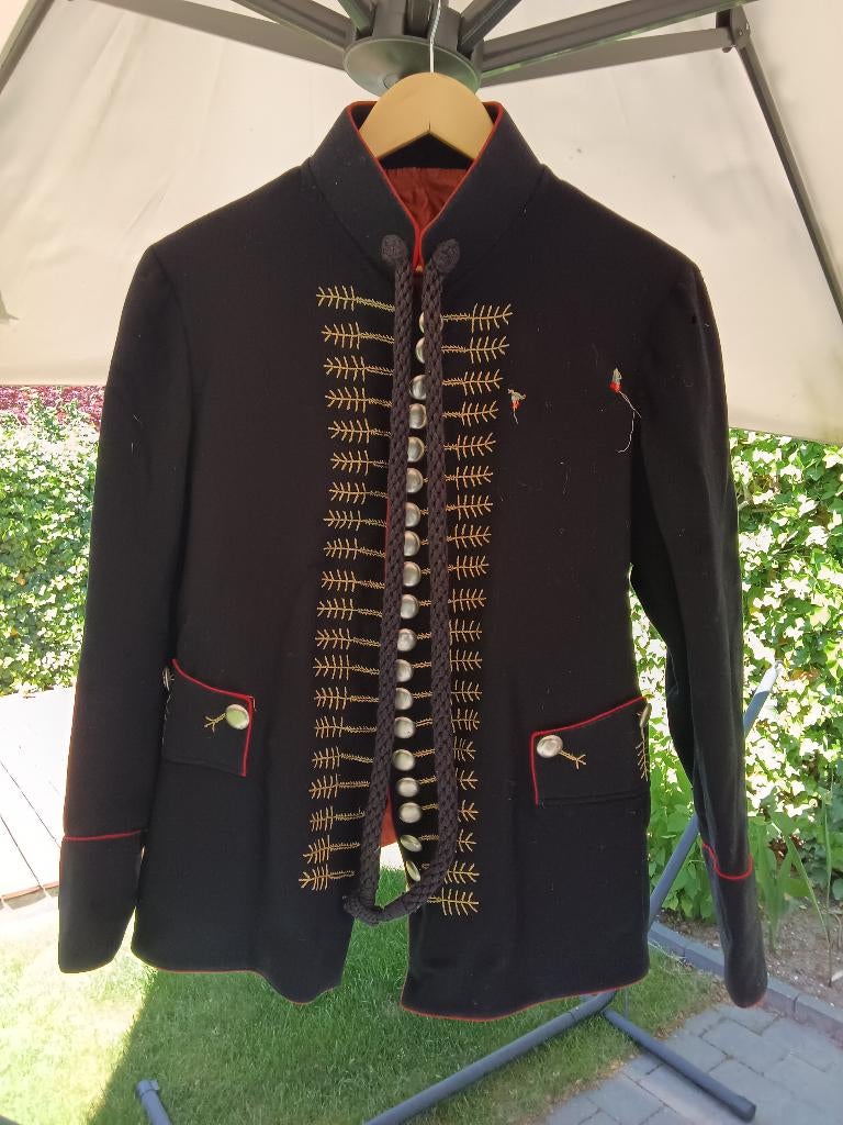 Vintage uniformjas, schutterij, fanfare, carnaval, leger??, Verzamelen, Militaria | Algemeen, Ophalen of Verzenden, Landmacht