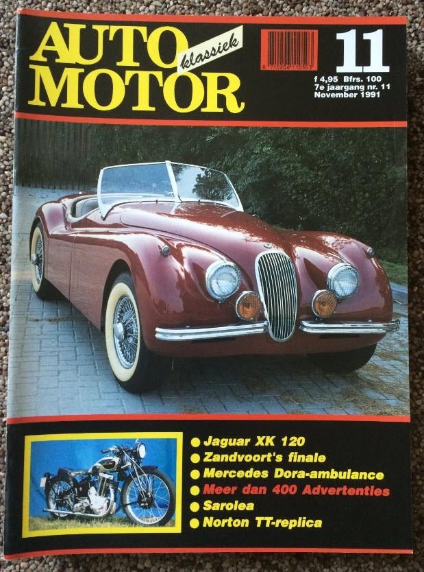 AMK: Jaguar XK120, Sarolea, Norton TT, Mercedes Dora, Ophalen of Verzenden, Gelezen, Algemeen