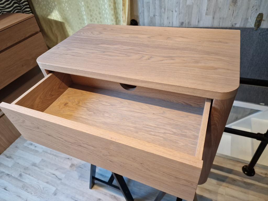 Foto 6 van Massief eiken houten badmeubel met ronde hoeken 80cm!