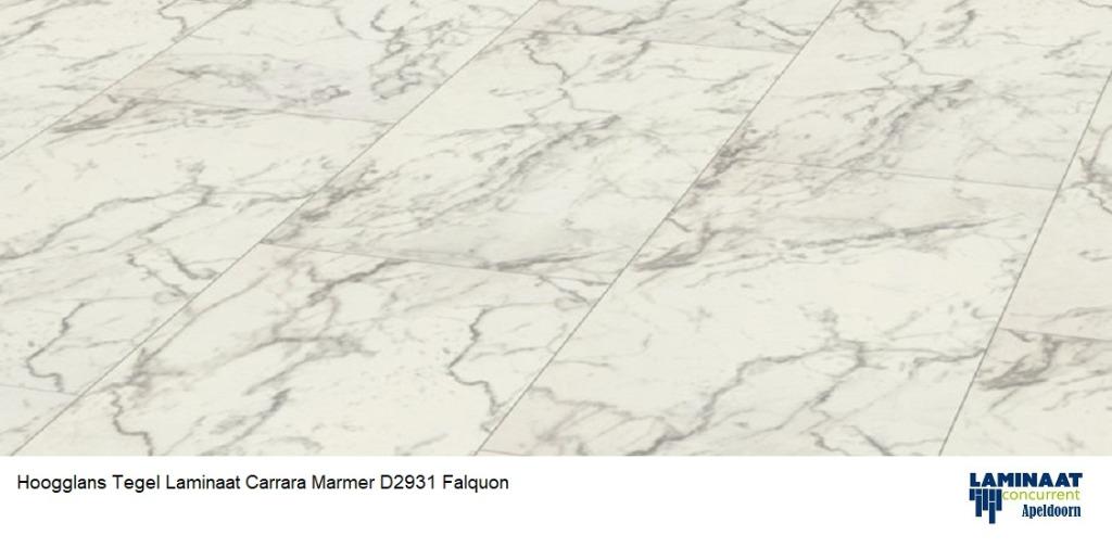 Hoogglans Tegel laminaat Carrara Marmer D 2921 80cm X 40cm, Huis en Inrichting, Stoffering | Vloerbedekking, Nieuw, Ophalen of Verzenden