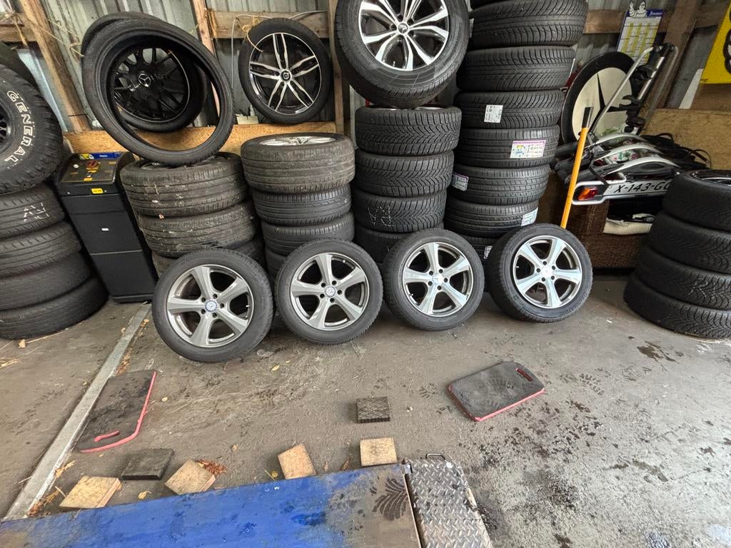 Gebruikt band 275-35-20 2753520 2853518 5x112 velg 17 inch, Auto-onderdelen, Banden en Velgen, Ophalen, Banden en Velgen, 17 inch
