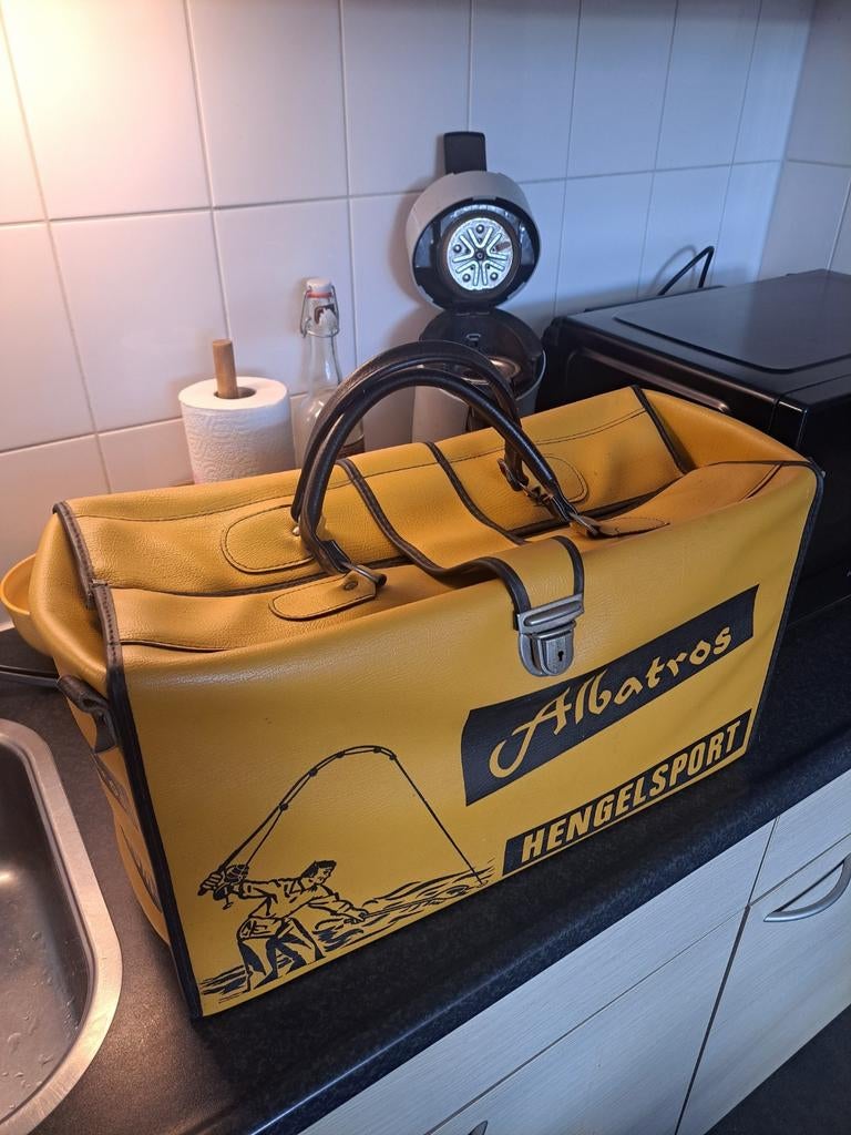 Vintage albatros vis tas, Ophalen of Verzenden, Zo goed als nieuw, Overige typen