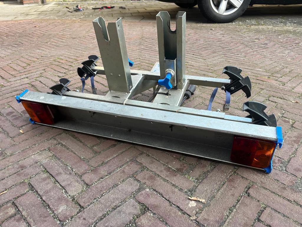 Fietsendrager van Twinny load, Auto diversen, Fietsendragers, Ophalen, Gebruikt, 2 fietsen, Trekhaakdrager