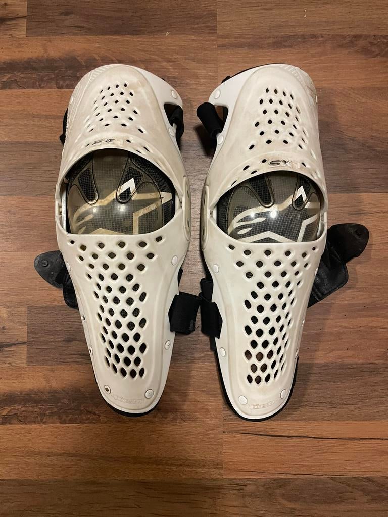 Kniekappen Alpinestars BMX/MX, Motoren, Ophalen of Verzenden, Tweedehands