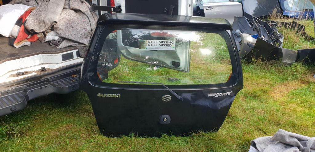 SUZUKI WAGON R ACHTERKLEP +SPOILER BJ 2004 TOT 2008, Ophalen of Verzenden, Gebruikt, Achter, Achterklep