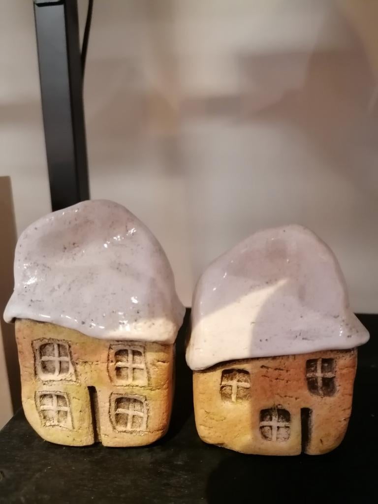 Huisjes handgemaakt keramiek, Huis en Inrichting, Ophalen of Verzenden, Nieuw