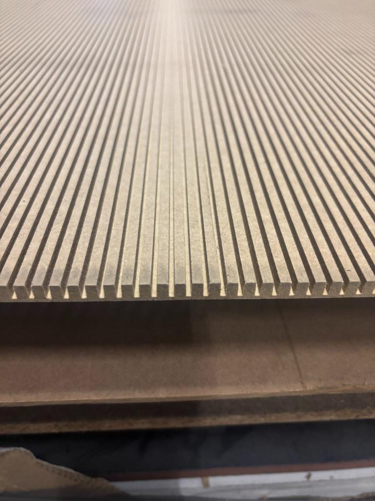 Buig MDF 3050 x 1220 x 8 mm Langs gegroefd, Ophalen, Nieuw, Hout, Minder dan 20 mm