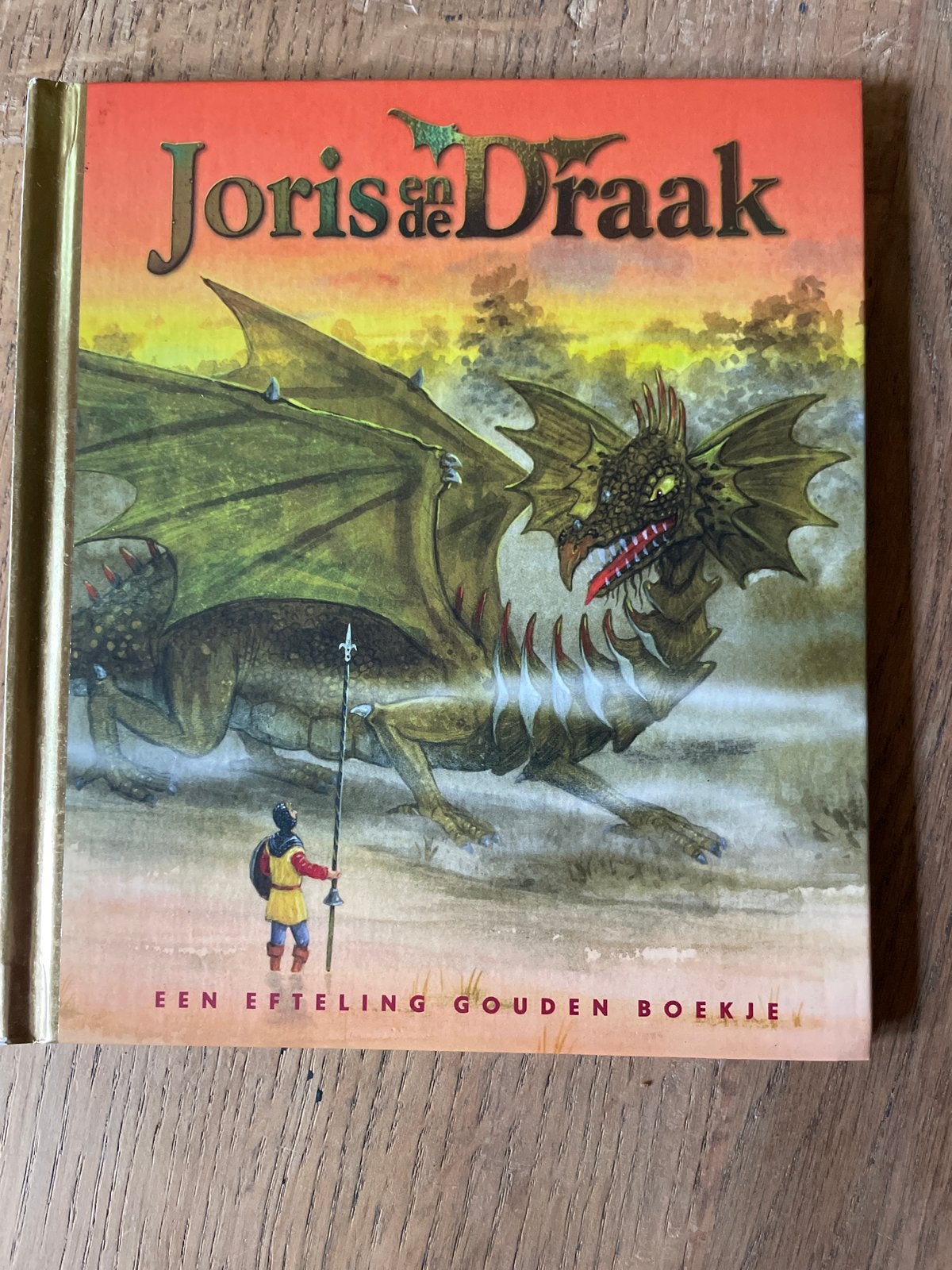 Joris en de Draak - Een Efteling Gouden Boekje, Ophalen of Verzenden, Zo goed als nieuw, Sprookjes