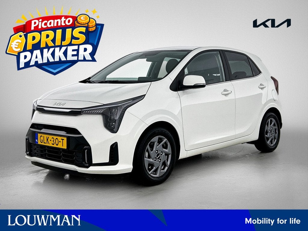 Kia Picanto 1.0 DPI DynamicPlusLine | NAP | BTW | Apple Carp, Voorwielaandrijving, 12 maanden, Stof, Wit