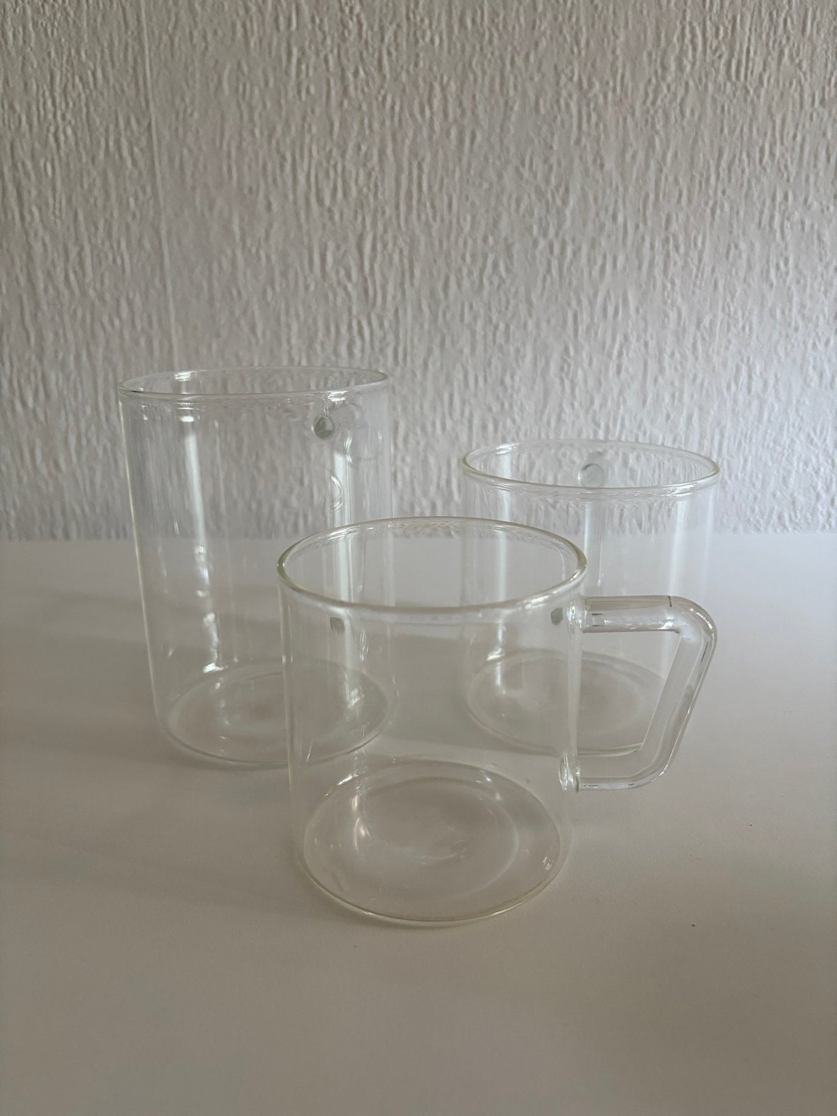 Dille & Kamille Glazen Set (3 stuks), Ophalen, Zo goed als nieuw, Glas, Overige merken