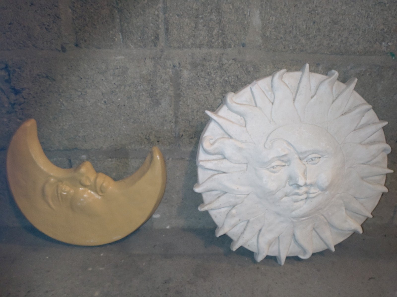 Gipsen zon en maan, Ophalen
