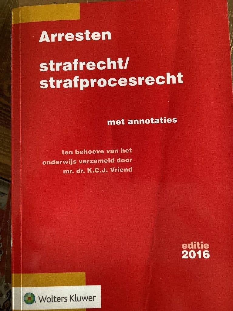 Arresten strafrecht/strafprocesrecht, Ophalen of Verzenden, Wolters Kluwer, Alpha, WO