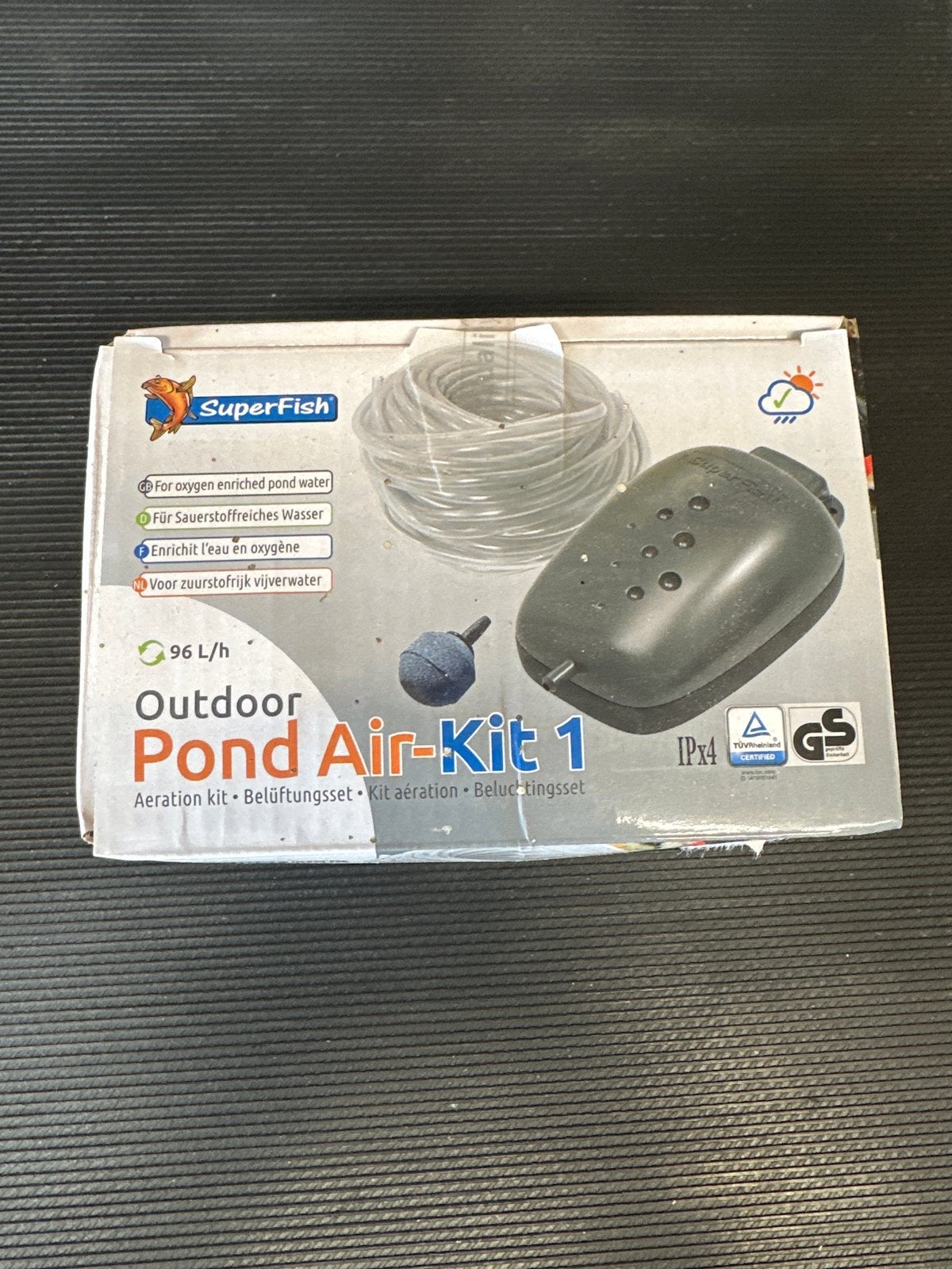 SuperFish Outdoor Pond Air-Kit 1 Luchtpomp Vijver 96 L/H, Ophalen of Verzenden, Nieuw, Overige typen