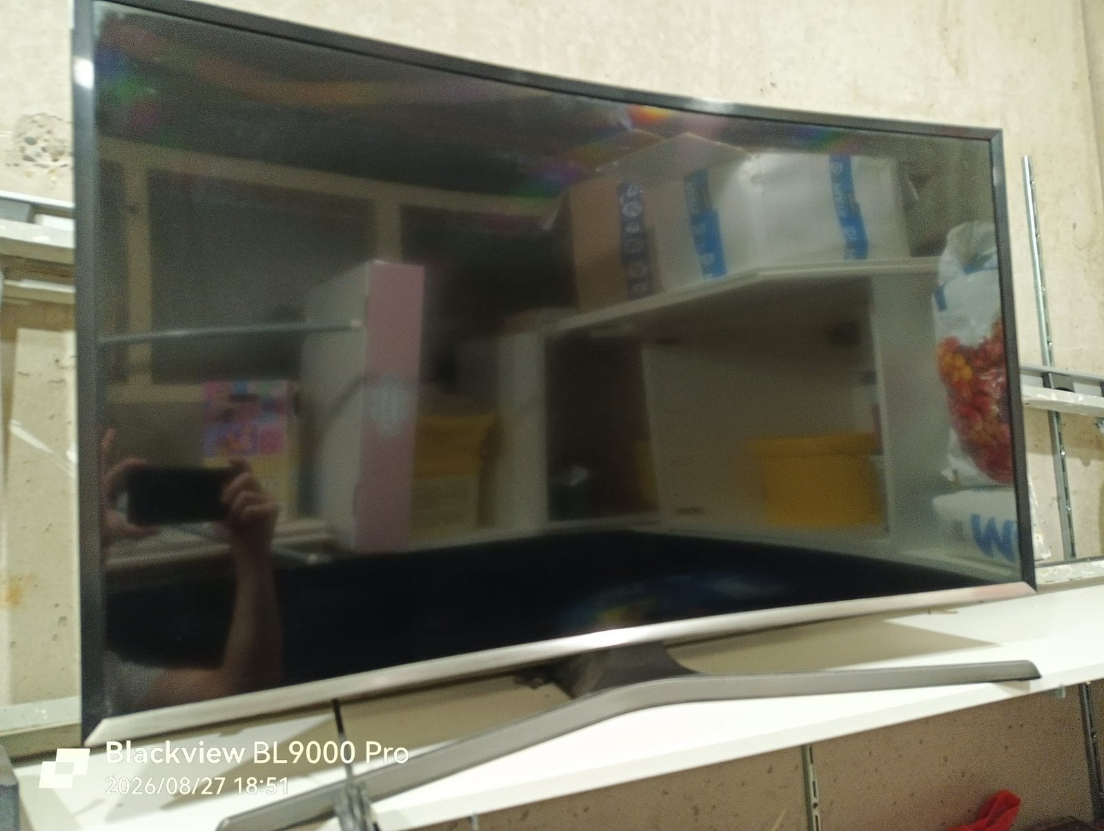 Samsung 40‑inch Full HD curved TV, Ophalen, 50 Hz, LCD, Zo goed als nieuw