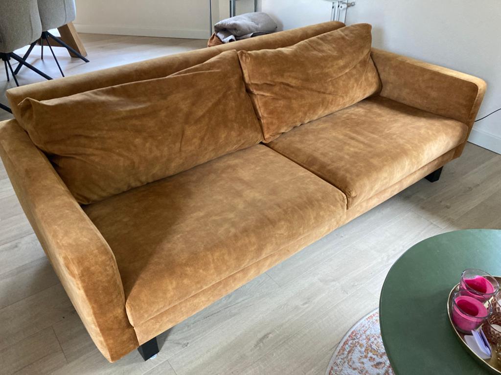 Bank 50 euro, Huis en Inrichting, Banken | Bankstellen, Ophalen, Zo goed als nieuw, 75 tot 100 cm
