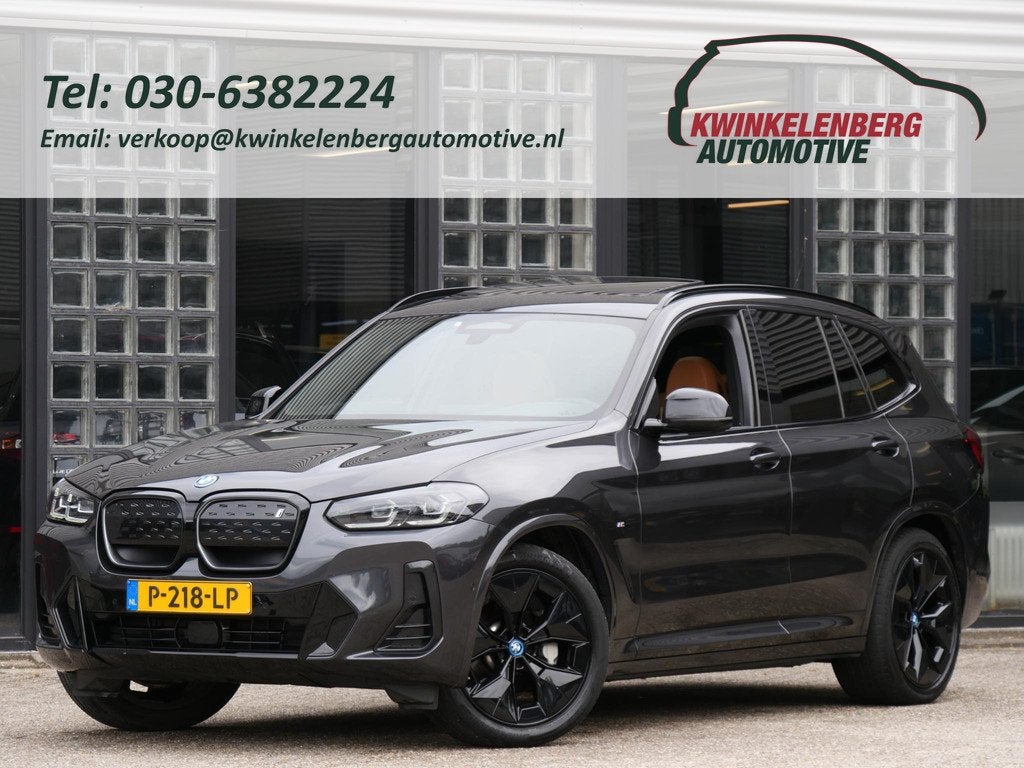 BMW iX3 LCI 80kWh/ M-SPORT/ PANORAMADAK/ LEER/ SHADOW-LINE/, Auto's, BMW, Automaat, Achterwielaandrijving, Gebruikt, 750 kg