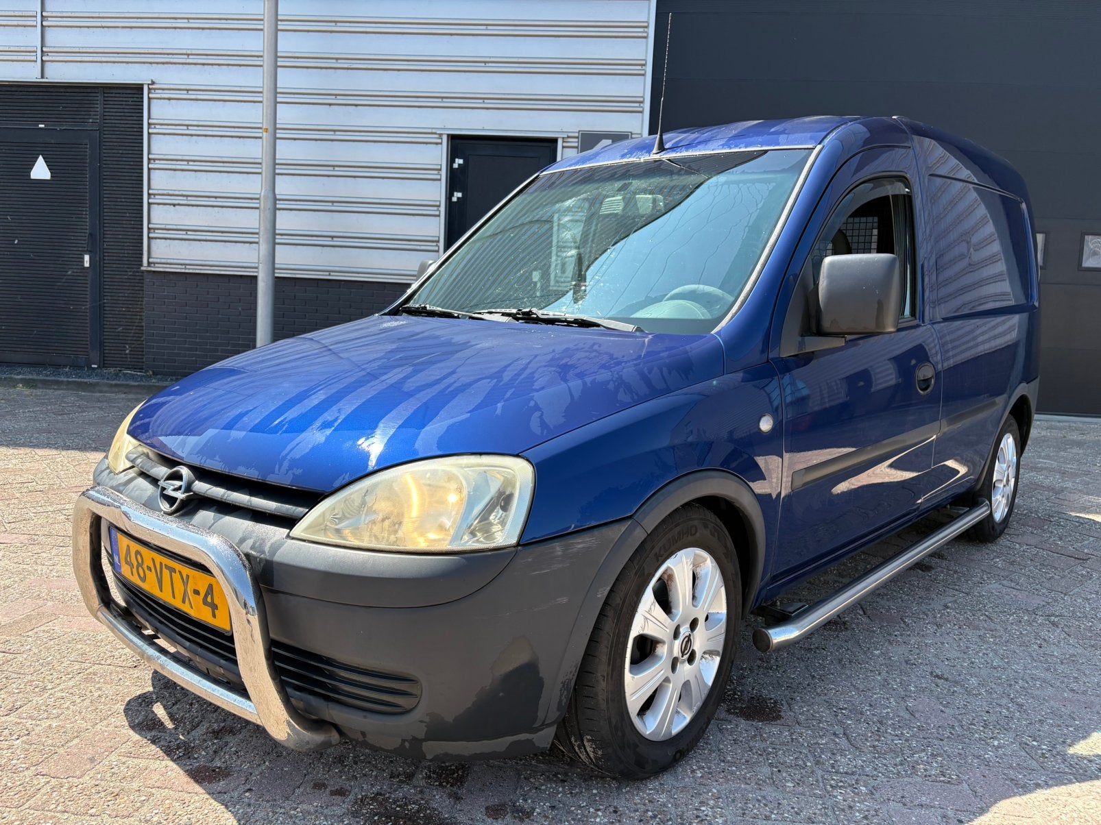 Opel Combo 1.4 Benzine 2008 Grijs kenteken uitvoering Org NL, Auto's, Bestelauto's, Voorwielaandrijving, Elektrische ramen, Zwart