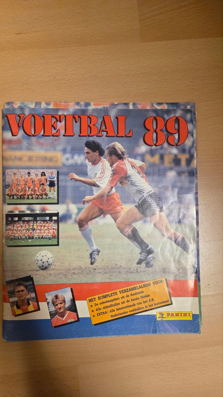 Panini Voetbal 89  Verzamelalbum met Romario, Verzenden, Gebruikt, Overige binnenlandse clubs, Boek of Tijdschrift