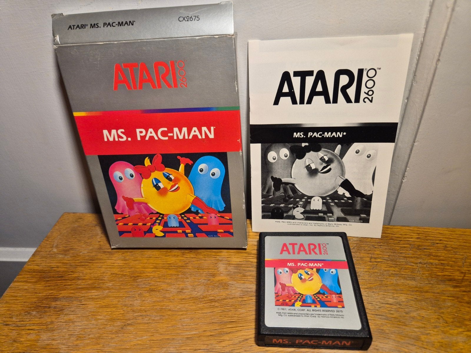 Ms. Pac-Man Miss PacMan cib Atari 2600, Ophalen of Verzenden