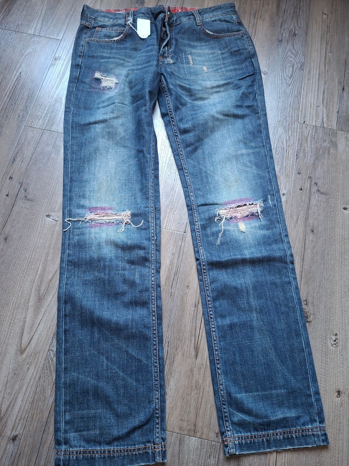 FRANKIE MORELLO jeans W36 L34, W36 - W38 (confectie 52/54), Blauw, FRANKIE MORELLO, Nieuw