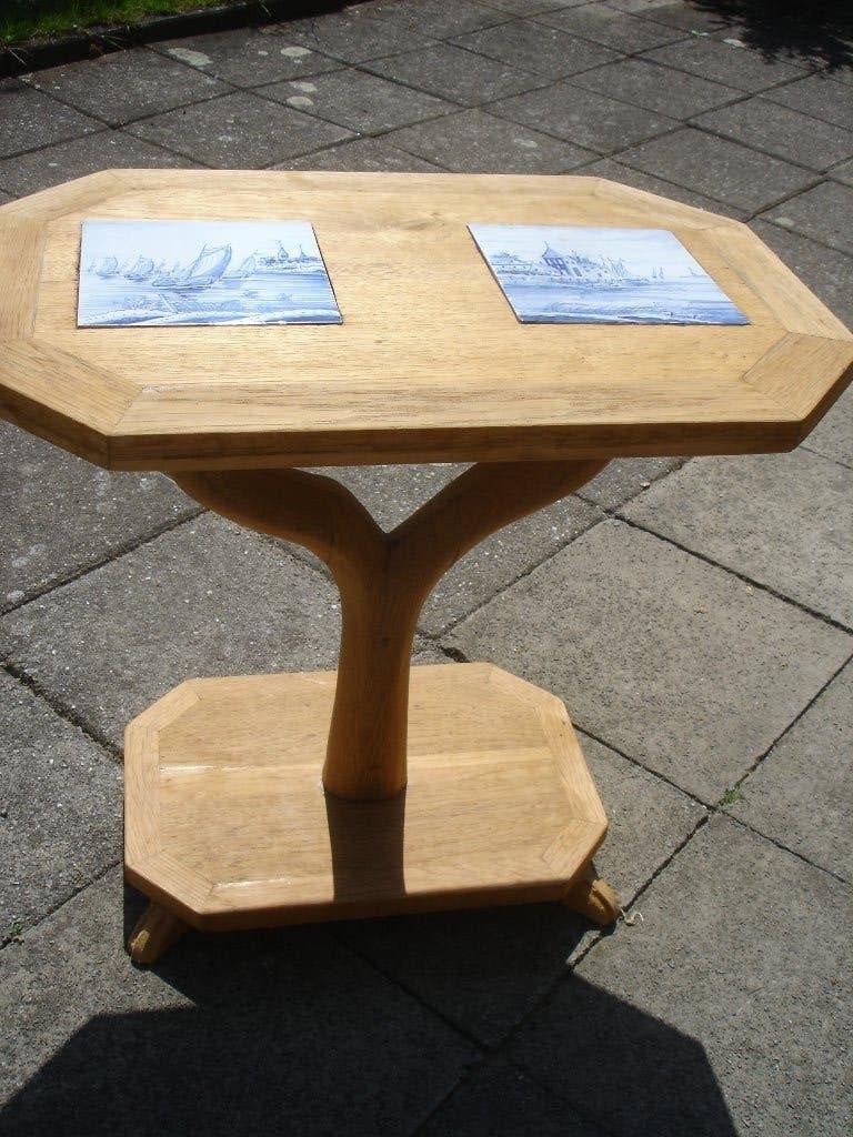 bijzet tafeltje, Minder dan 55 cm, Zo goed als nieuw, Rechthoekig, Hout