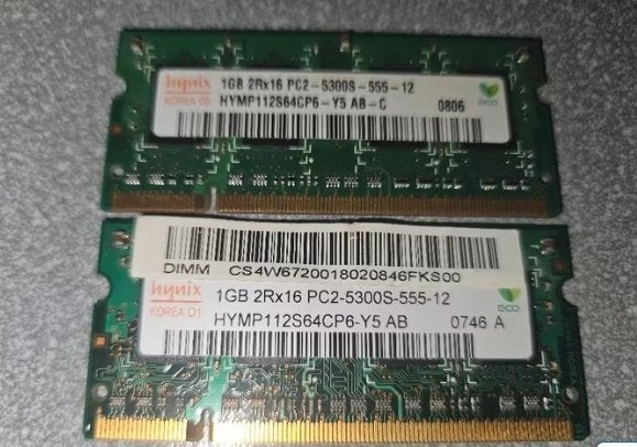 Laptop/nuc geheugen, Computers en Software, Ophalen of Verzenden, DDR2, Laptop