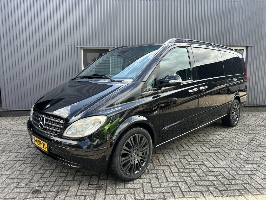 Mercedes-Benz Viano XL 3.0 CDI DC Amb. PDC Leer Nieuwe APK!, Auto's, Automaat, Gebruikt, Zwart, Bedrijf