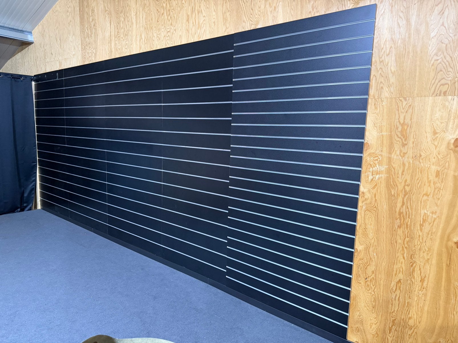 Slatwall panelen winkel inrichting slatwal, Ophalen, Gebruikt