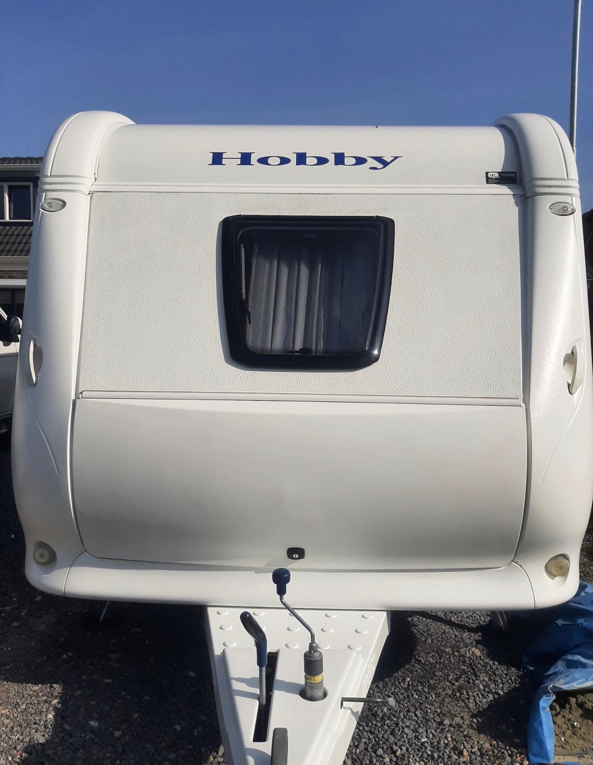 HOBBY La Vita Bionda  460 UFE , met airco en vol autom mover, Caravans en Kamperen, Rondzit, Hobby, Tot en met 4, Gascomfoor