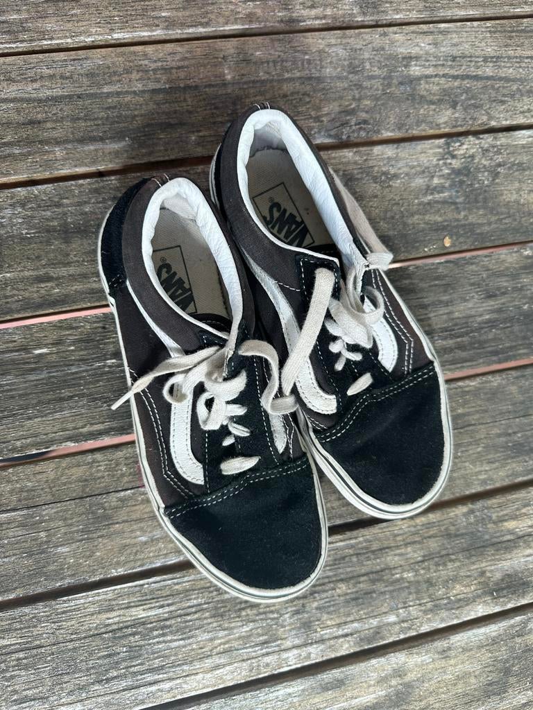 Vans Old Skool sneakers - Zwart/Wit - Maat 33, Ophalen of Verzenden, Zo goed als nieuw, Jongen of Meisje, Schoenen