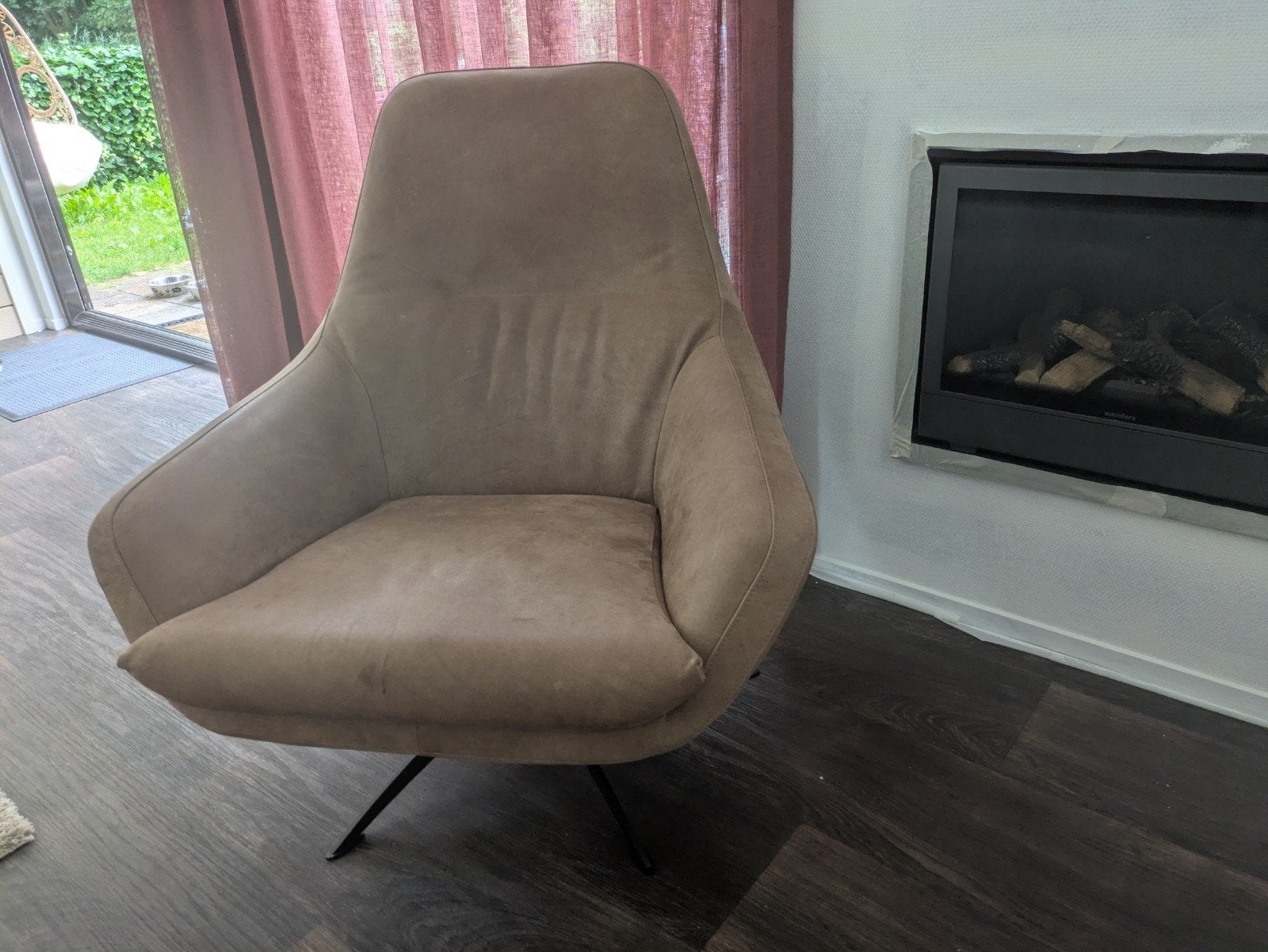 Draaistoel Dyyk - Comfortabele en stijlvolle fauteuil, Ophalen, Modern, Comfortabel, Gebruikt, Bruin